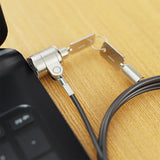 Klip Xtreme Bolt K cable antirrobo Negro, Plata 2 m, Kensington, Llave, Acero galvanizado