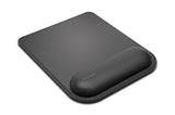Kensington Alfombrilla reposamuñecas para ratón ErgoSoft™ Ratón Monocromo Gel Si Negro