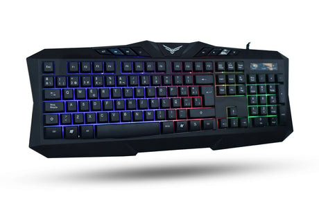 Naceb Technology NA-0912 teclado Juego USB Negro