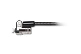 Kensington Candado con llave N17 de doble cabezal para portátiles con ranura tipo "wedge" Cable antirrobo Negr