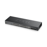 Zyxel GS1920-24V2 dispositivo de redes Gestionado Gigabit Ethernet (10/100/1000) Negro, Montaje en rack