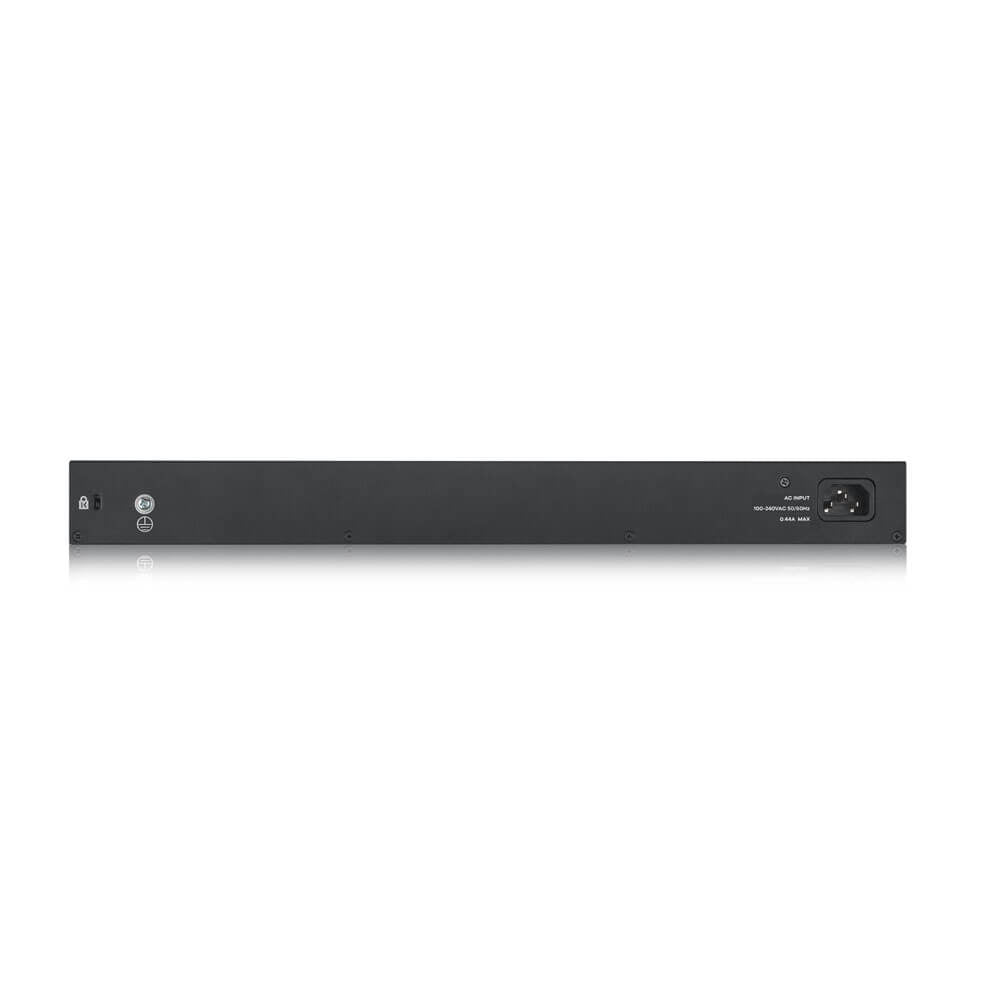 Zyxel GS1920-24V2 dispositivo de redes Gestionado Gigabit Ethernet (10/100/1000) Negro, Montaje en rack
