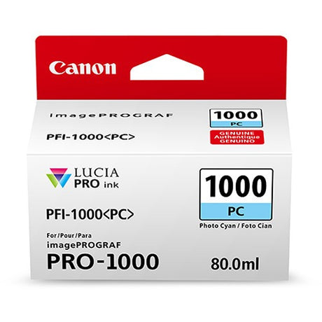 Canon PFI-1000 Cartucho de Tinta Tinta a base de colorante Impresión por inyección de tinta imagePROGRAF PRO-1000 1 pieza(s)