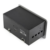 StarTech.com Caja de Conectividad de Audio y Vídeo para Mesas de Conferencia - 4K puentes de conferencia av 3840 x 2160 Pixeles 16:9 Si Plata
