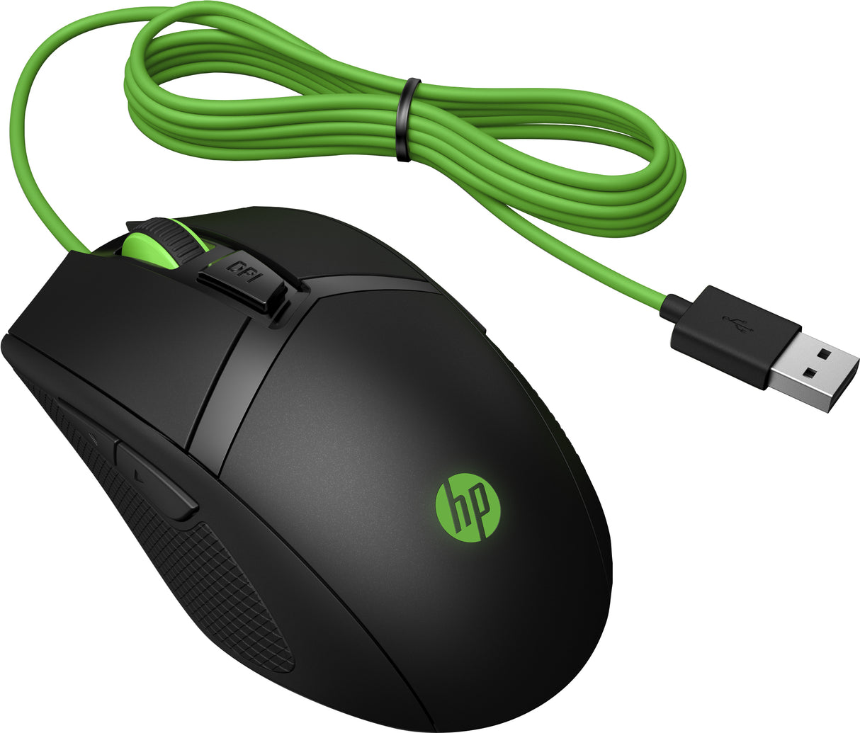 HP Mouse Pavilion Gaming 300, Ambidiestro, Óptico, USB tipo A, 4PH30AA