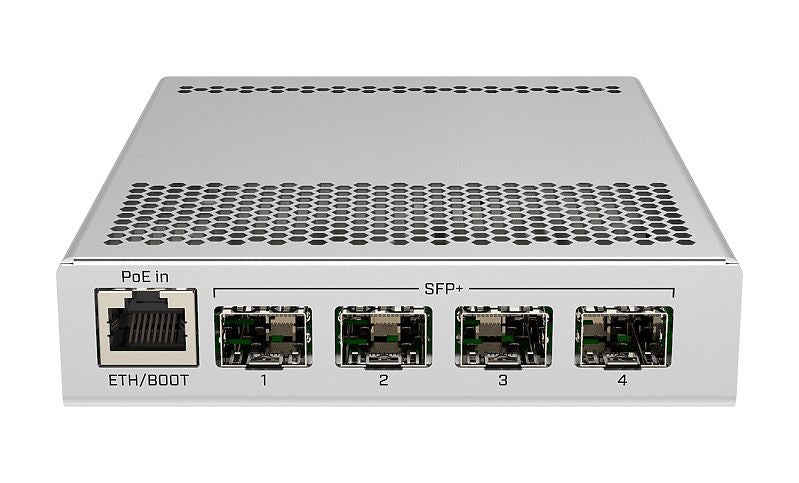 CRS305-1G-4S+IN, Switch un GigaEth y 4 x 10GigaEth SFP+