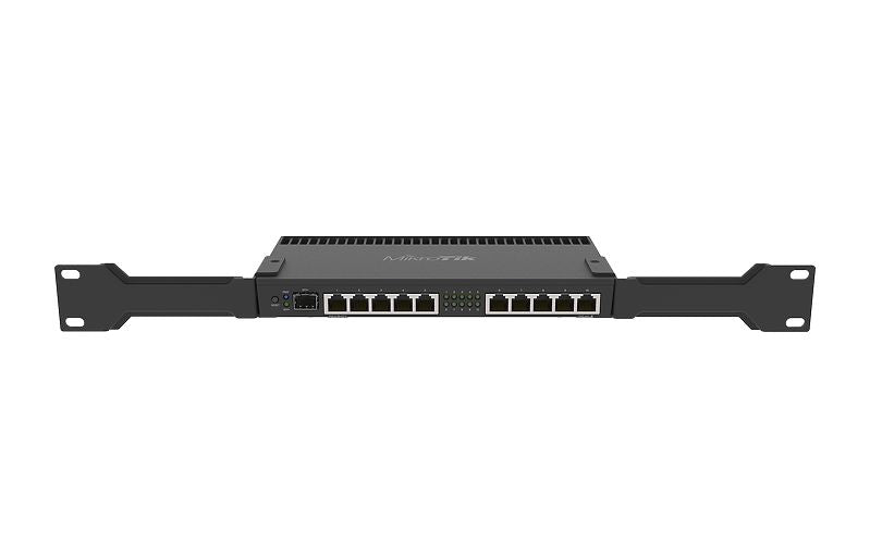 RB4011iGS+RM, Ruteador 10xGEth, 1xSFP+ 10G, 4 núcleos 1.4Ghz 1GB RAM