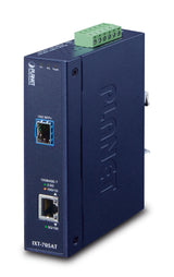 PLANET IXT-705AT convertidor de medio 20000 Mbit/s Azul