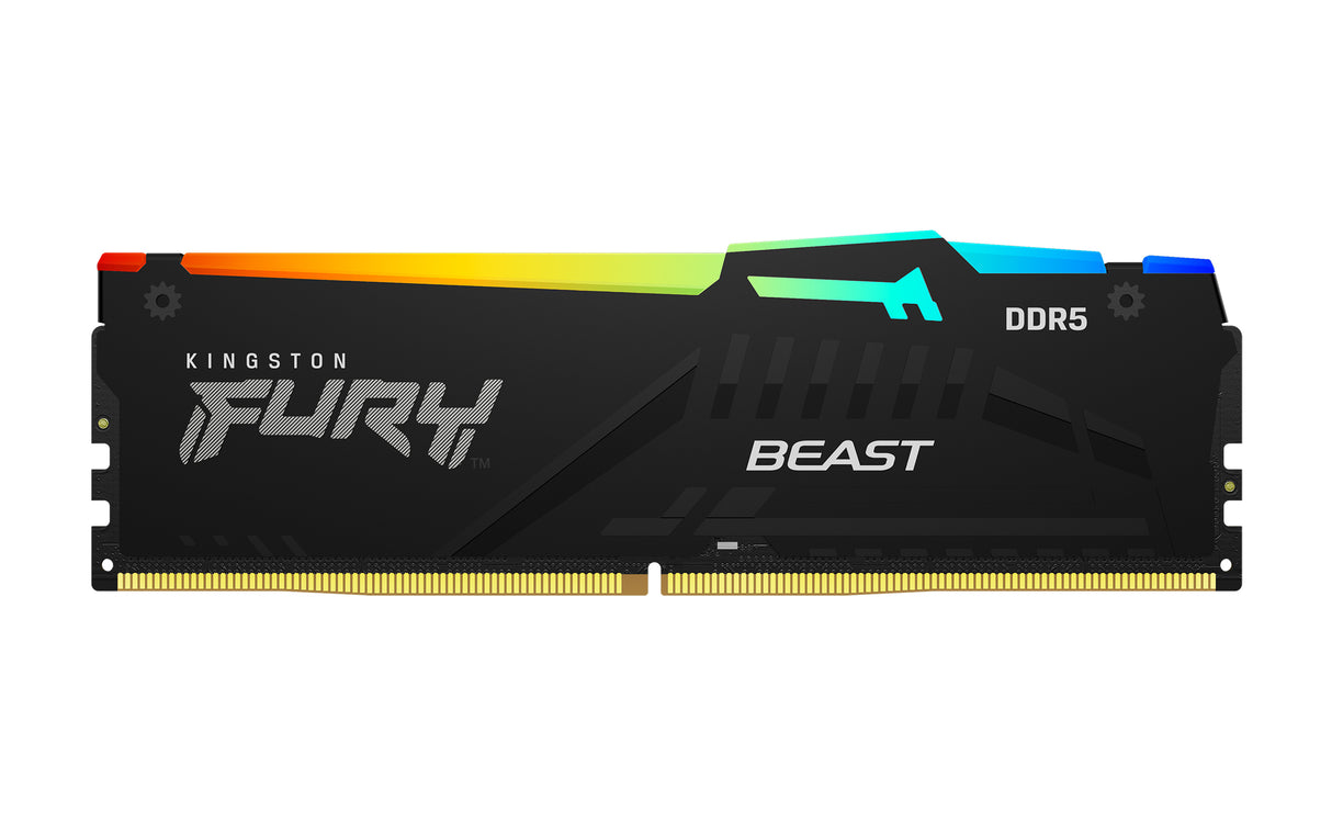 Kingston Technology 32GB 6000MT/s DDR5 CL36 DIMM (Kit of 2) FURY Beast RGB EXPO Memoria RAM Si 36 32 GB 2 x 16 GB