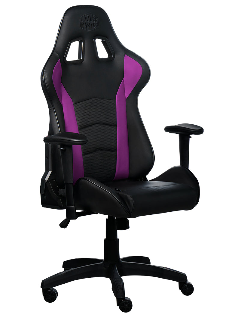 Cooler Master Caliber R1 Silla de juegos para PC Negro, Púrpura, Universal, Cuero