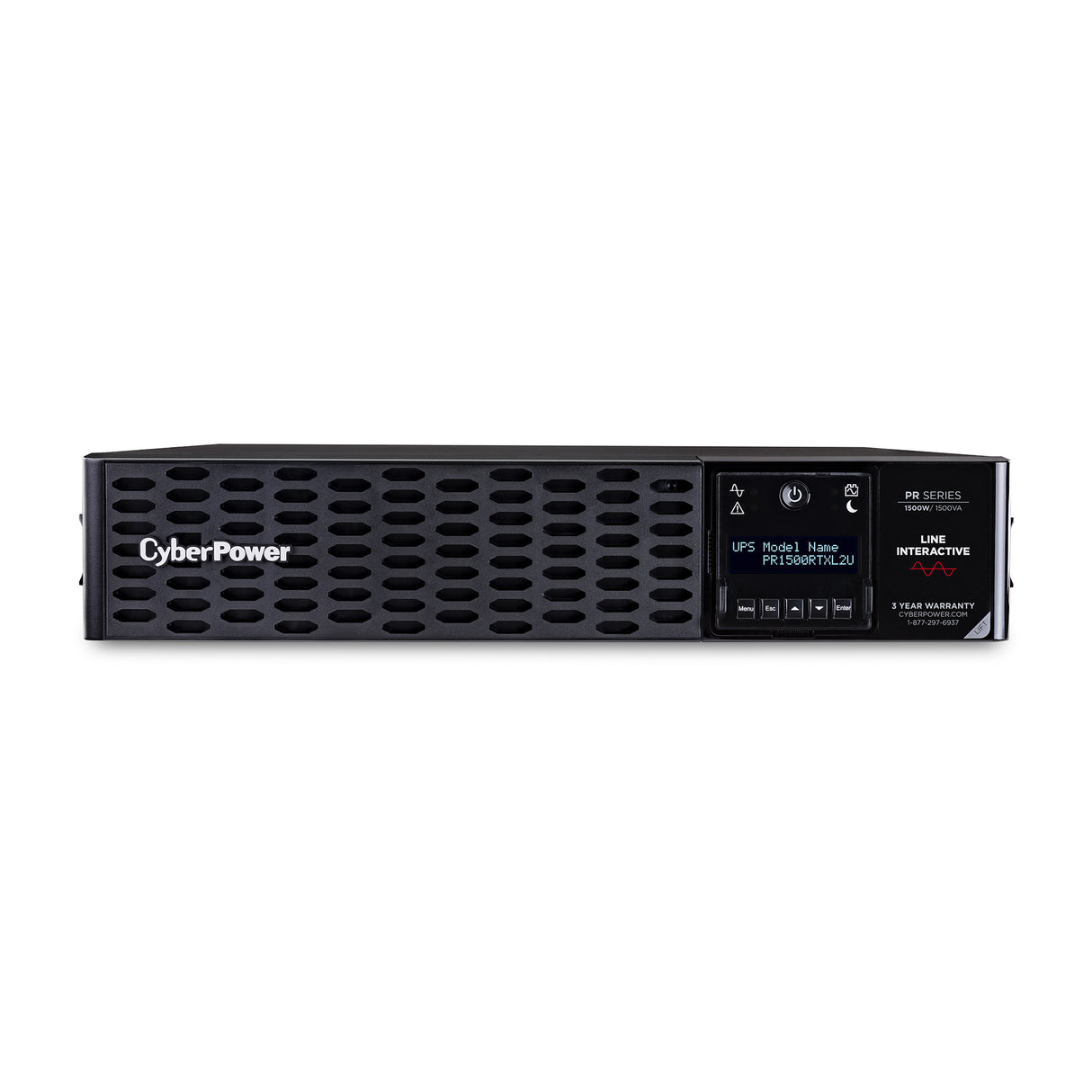 CyberPower PR1500RTXL2U UPS Línea interactiva 1,5 kVA 1500 W Seno