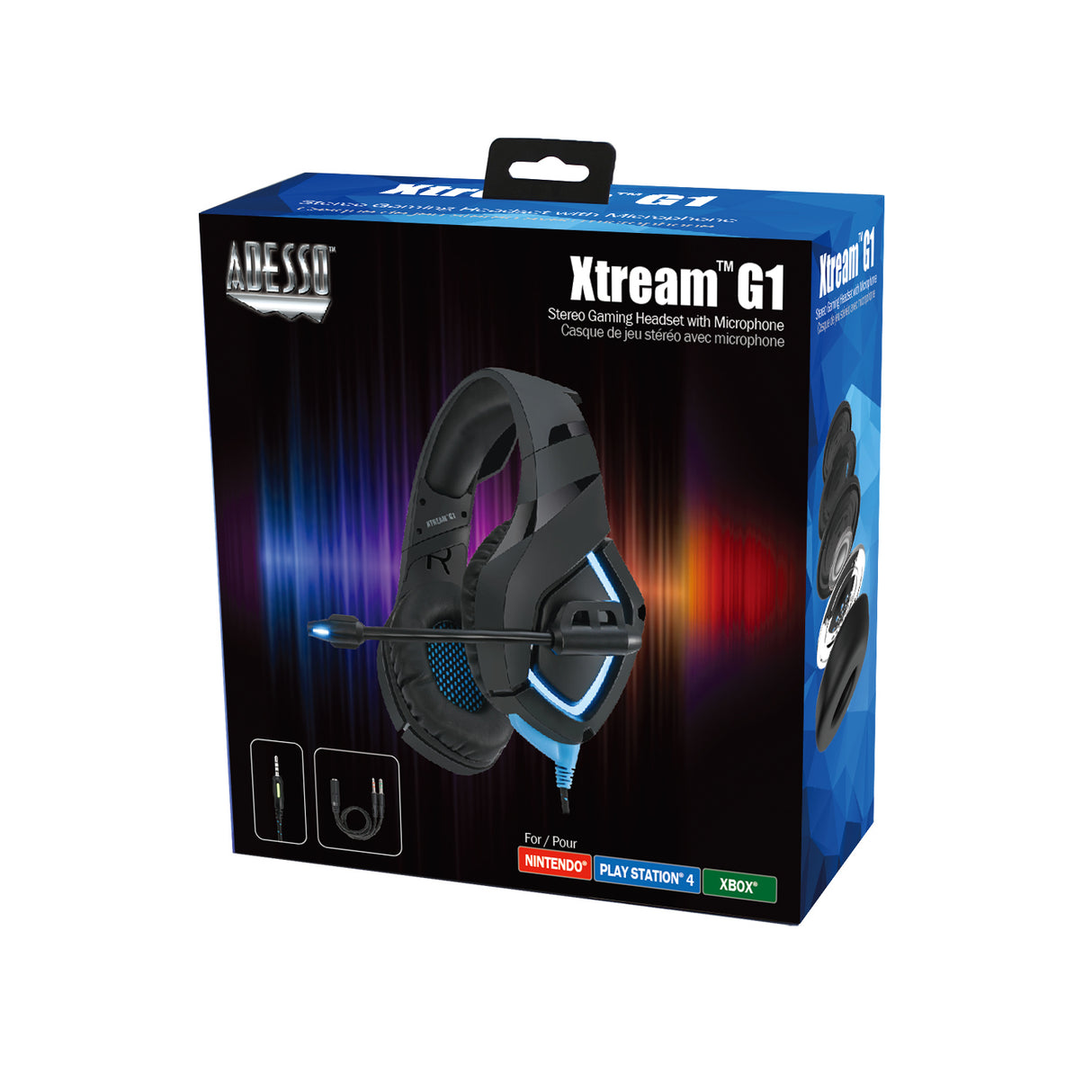 Adesso Stereo Gaming Headset with Microphone