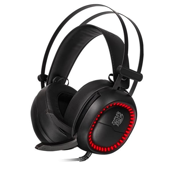Thermaltake Shock Pro RGB 7.1 Auriculares Alámbrico Diadema Juego Negro, 20 - 20000 Hz