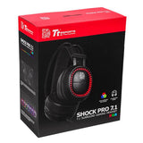 Thermaltake Shock Pro RGB 7.1 Auriculares Alámbrico Diadema Juego Negro, 20 - 20000 Hz
