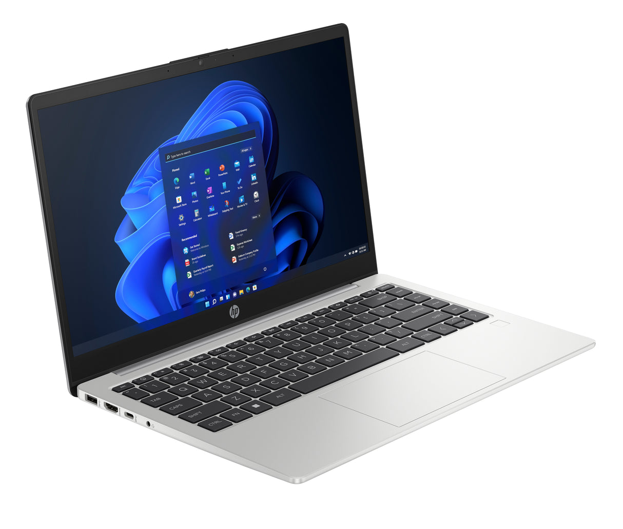 HP 245 G10 AMD Ryzen™ 3 7330U Computadora portátil 35.6 cm (14") Full HD 8 GB DDR4-SDRAM 512 GB SSD Wi-Fi 6 (802.11ax) Windows 11 Home Plata
