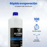 Vorago Alcohol Isopropílico limpiador de contacto 1000 ml, Metal, Transparente