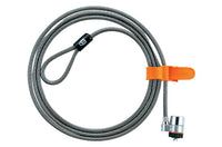 Kensington Candado con llave para portátiles MicroSaver® Cable Negro, Gris Llave Barra en T Acero