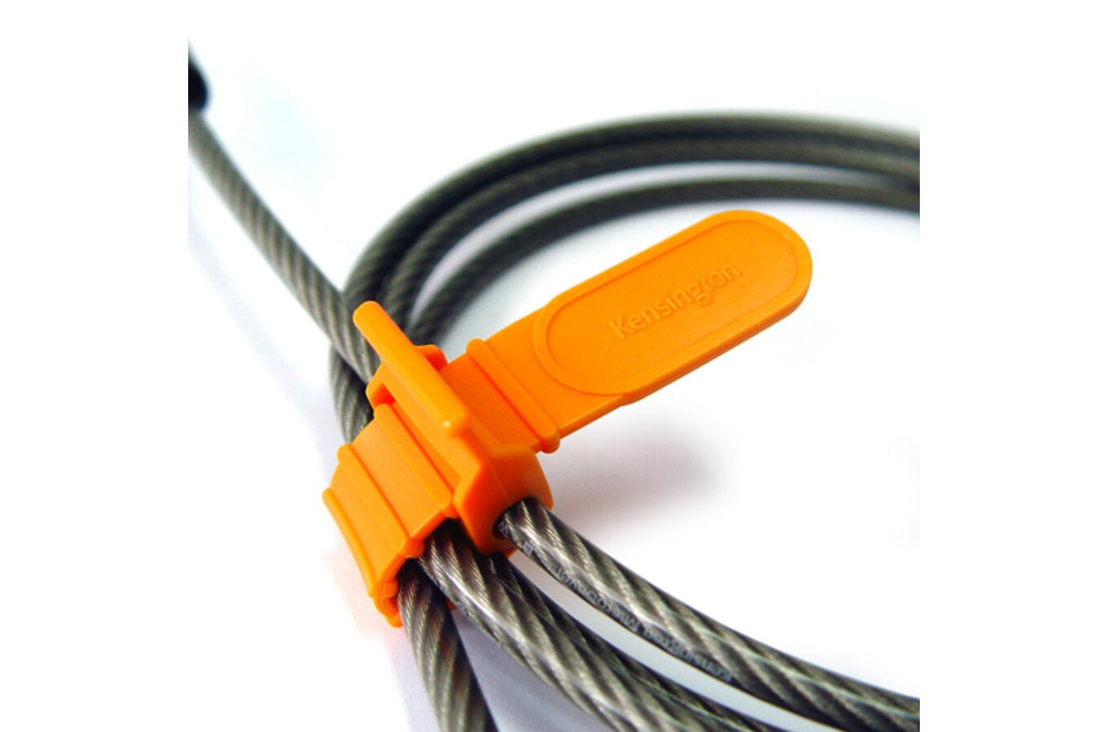 Kensington Candado con llave para portátiles MicroSaver® Cable Negro, Gris Llave Barra en T Acero