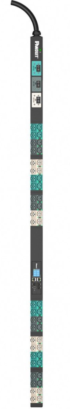 Panduit E48E21L unidad de distribución de energía (PDU) 48 salidas AC 0U Negro