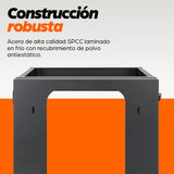 RACK 19" ABIERTO MURAL 9U 604X555