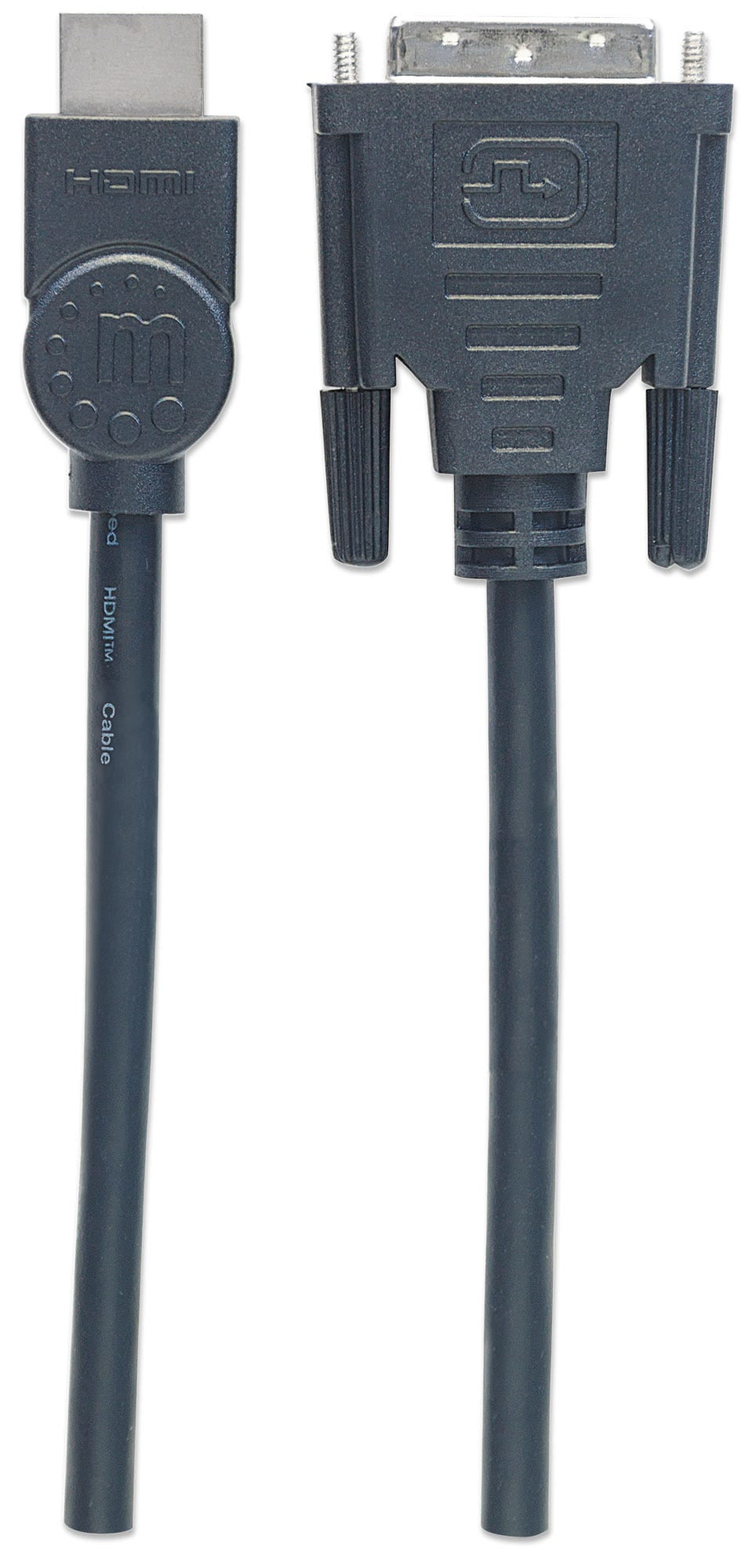 Manhattan Cable HDMI a DVI-D Cable Derecho Derecho Oro 3 m