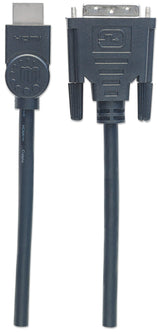 Manhattan Cable HDMI a DVI-D Cable Derecho Derecho Oro 3 m