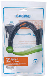 Manhattan Cable HDMI a DVI-D Cable Derecho Derecho Oro 3 m
