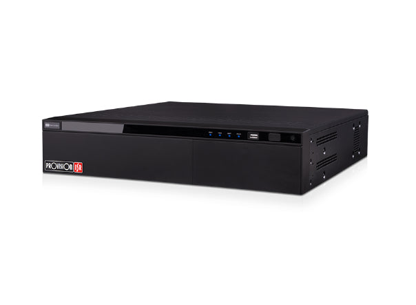 Provision-ISR NVR12-32800RFAN(2U) grabadora de vídeo en red (NVR) Negro, 32 canales, 1080p, H.264