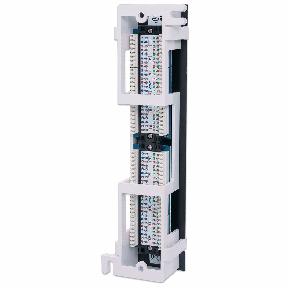 PANEL DE PARCHEO INT CAT 5E 12 PTOS RED