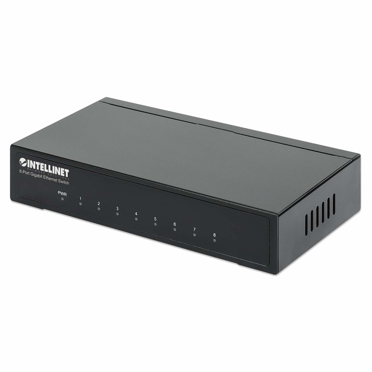Intellinet Commutateur réseau (switch) Gigabit Ethernet 8 ports, format bureau, boîtier métal, IEEE 802.3az (Ethernet éc