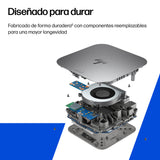 HP Base de conexión Thunderbolt 4 de 100 W G6, Alámbrico, 1000, 2500 Mbit/s