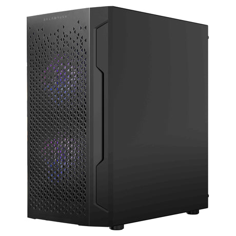 Gabinete Gamer Balam Rush Mini Torre Artic GI725 ATX Panel Izq Cristal Frente Colmena USB 3.0/3xFan RGB Negro