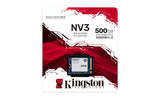 Kingston Technology 500G NV3 M.2 2230 NVMe SSD unidades internas de estado sólido 500 GB M.2 PCI Express 4.0 Si