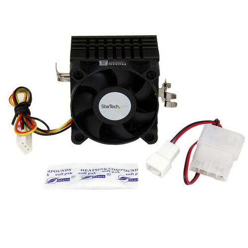 StarTech.com Ventilador para CPU Socket 7/370 de 50x50x41mm con Disipador de Calor y Conectores TX3 y LP4 Sistemas de re