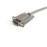 StarTech.com Cable Alargador de 1,8m de Extensión DB9 Serie RS232 EGA Macho a Hembra - Extensor Gris Cable Gris 1,8 m DB-9 DB-9