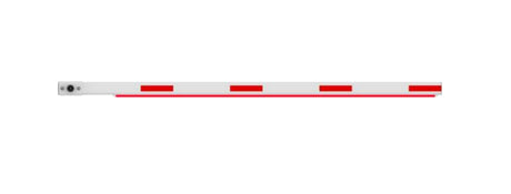 Dahua Technology IPMECD-0262-M40-LED accesorios y piezas de recambio para barreras de control de acceso Brazo de barrera Aluminio Rojo, Blanco 4000 mm