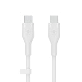 CABLE DE SILICON TIPO C, 2M, 2PK, NEGRO