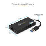 StarTech.com Adaptador Gráfico Externo USB 3.0 a HDMI - UltraHD 4K 30Hz - Certificado DisplayLink - Conversor USB-A a HDMI para Monitor - Tarjeta Gráfica Externa de Vídeo - Mac y Windows adaptadores gráficos usb USB tipo A Macho 3.2 Gen 1 (3.1 Gen 1) Si
