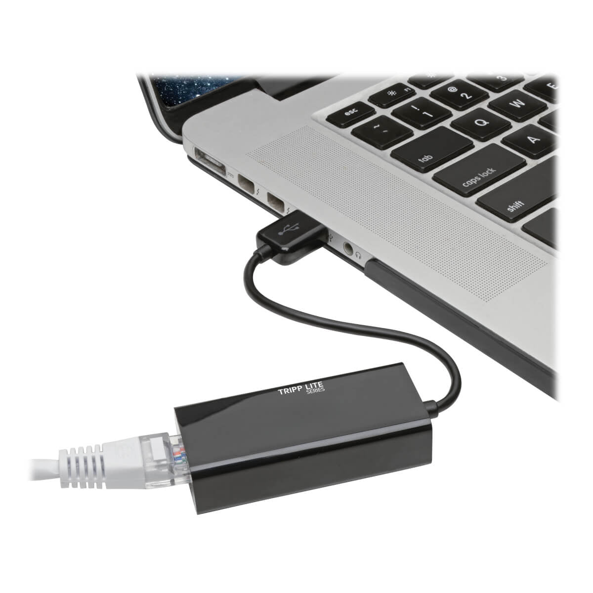 Tripp Lite U236-000-R Adaptador USB 2.0 Ethernet NIC - 10/100 Mbps, RJ45, Negro, Vietnam
