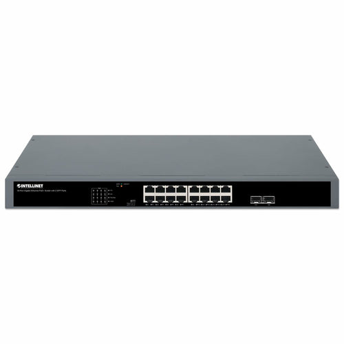 Intellinet 561983 Dispositivo de redes No administrado 16 Gigabit Ethernet (10/100/1000)