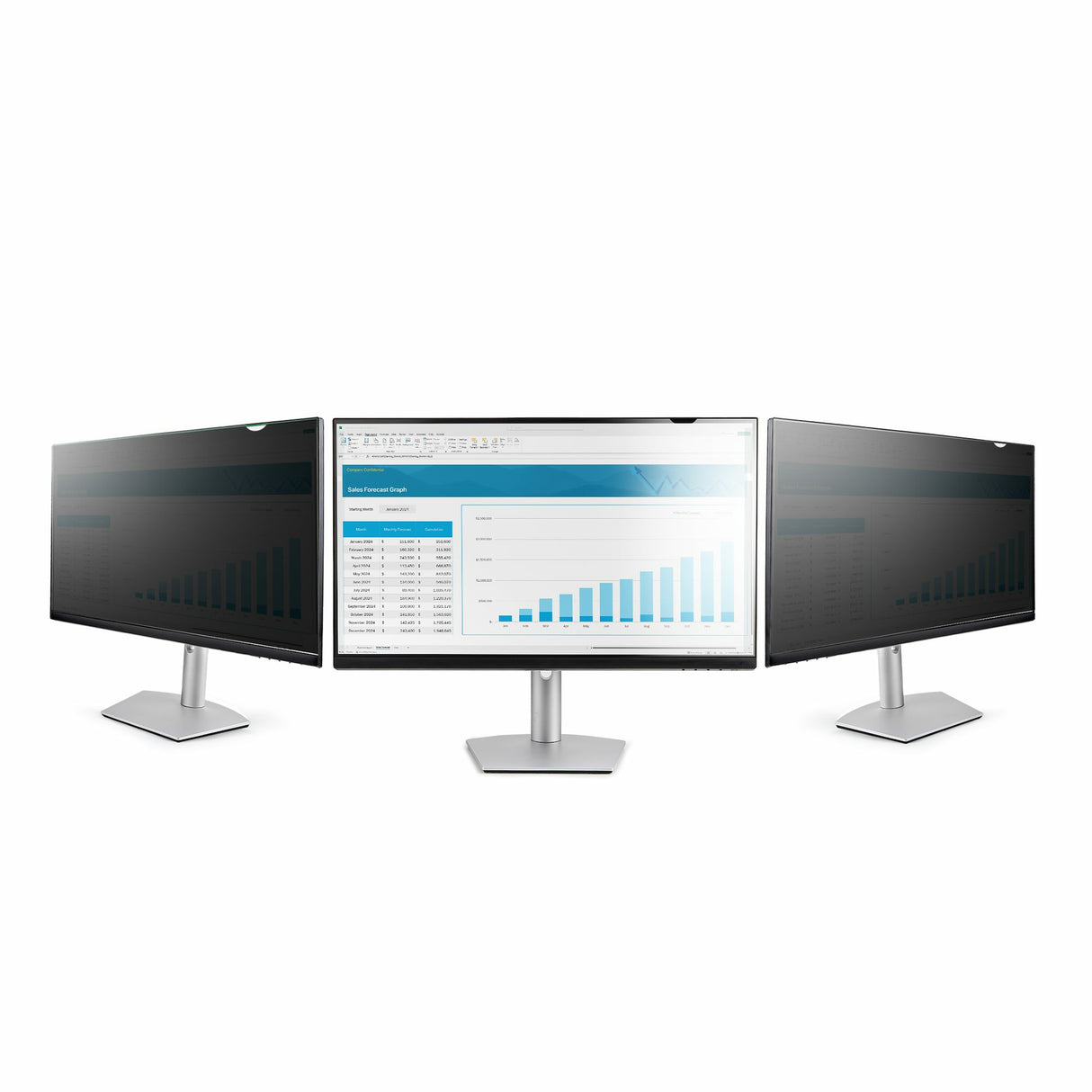 StarTech.com 2569-PRIVACY-SCREEN Filtros para monitor 63,5 cm Monitor Anti-blue, Antideslumbrante