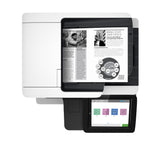 HP LaserJet Enterprise M528dn Conexiones inalámbricas Multifunction Blanco y negro Impresora, Copiadora, escáner; Doble cara