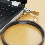 Klip Xtreme Bolt K cable antirrobo Negro, Plata 2 m, Kensington, Llave, Acero galvanizado