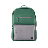 HP Mochila HP Campus verde Laptop Gray; Green 39,6 cm (15.6") Mochila Poliéster, Poliespuma