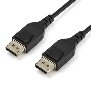 StarTech.com Cable DisplayPort 1.4 de 1m - Certificado VESA - 8K 60Hz - HBR3 - HDR - Super HD - Cable Delgado de Monitor DP a Conector DP - UltraHD 4K 120Hz - Cable Delgado de Vídeo DP 1.4 Cable Derecho Derecho Oro 1.4