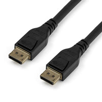 StarTech.com Cable de 5m DisplayPort 1.4 con Certificación VESA - 8K 60Hz HBR3 HDR - Cable DP Super UHD - Cable Delgado DP 1.4 Ultra HD de 4K a 120Hz Cable Derecho Derecho Oro 1.4