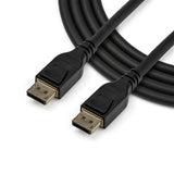 StarTech.com Cable de 5m DisplayPort 1.4 con Certificación VESA - 8K 60Hz HBR3 HDR - Cable DP Super UHD - Cable Delgado DP 1.4 Ultra HD de 4K a 120Hz Cable Derecho Derecho Oro 1.4