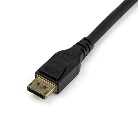 StarTech.com Cable de 5m DisplayPort 1.4 con Certificación VESA - 8K 60Hz HBR3 HDR - Cable DP Super UHD - Cable Delgado DP 1.4 Ultra HD de 4K a 120Hz Cable Derecho Derecho Oro 1.4