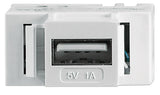 Intellinet 772167 módulos de conectores de red Plano Blanco USB A Terminal