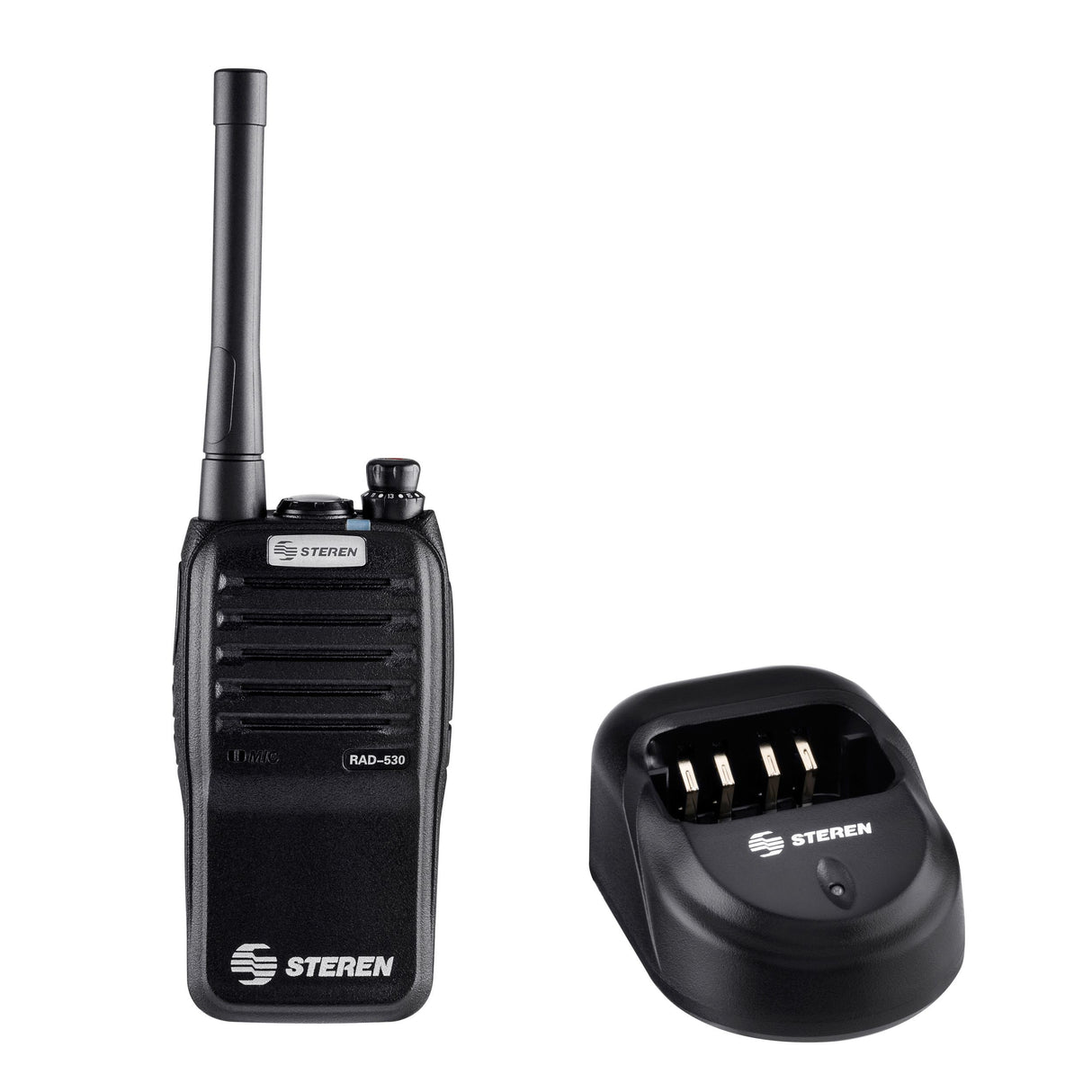 Steren RAD-530 radio de dos vías 16 canales 400 - 470 MHz Negro, Radio móvil profesional (PMR), 7000 m